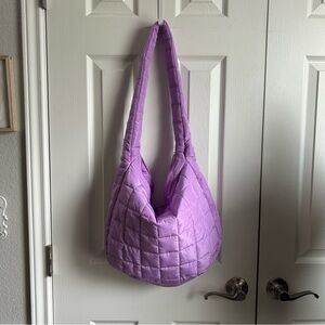 Ulta Beauty Quilted Tote Summer 2025 Limited Edition Lilac Purple